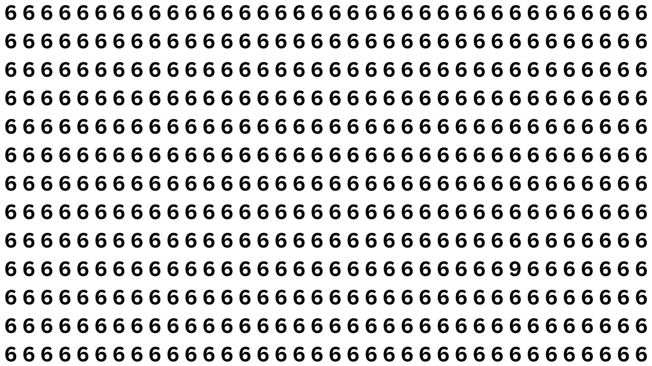 Optical Illusion Challenge Confuses Many — Can You Detect the Hidden 9 Within 8 Seconds?