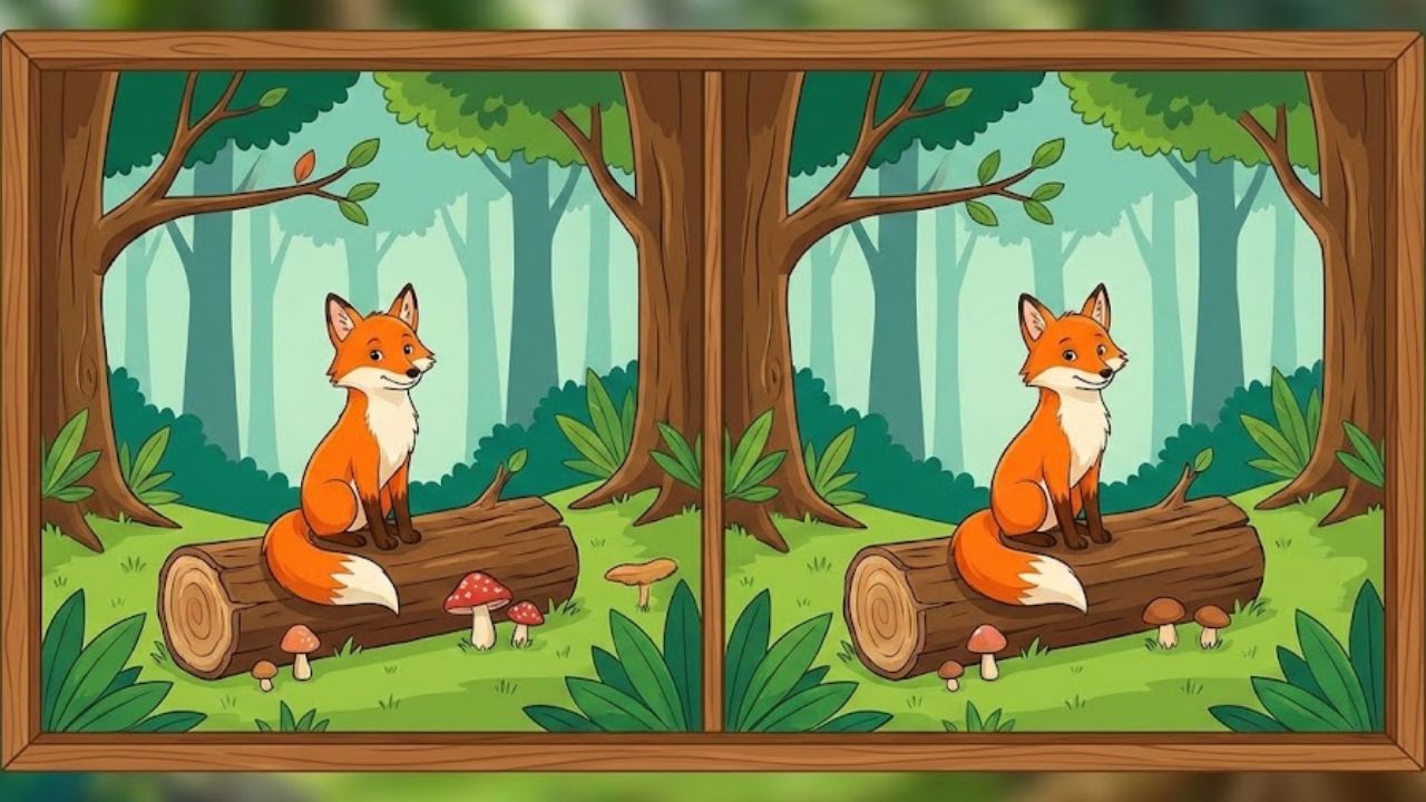 Brain Teaser Challenge: Spot 3 Differences in the Fox Images Within 9 Seconds