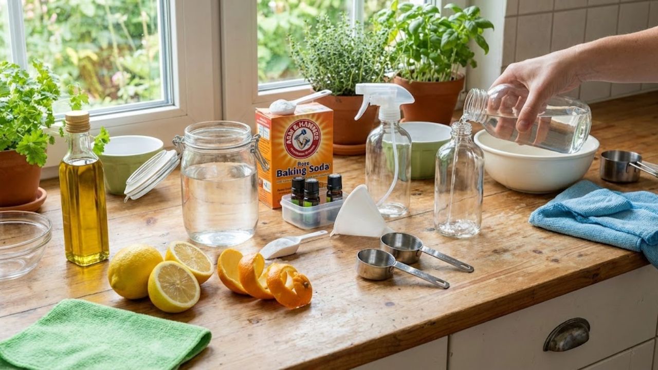 Eco-Friendly Cleaning Guide: How to Make Effective Products Using Common Household Ingredients