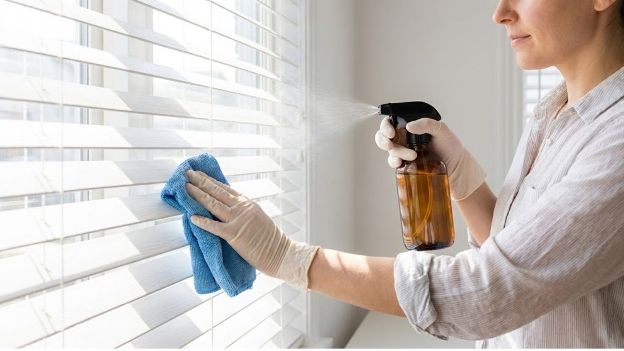 Essential Oil Dusting Spray for Blinds That Keeps Dust Away Longer