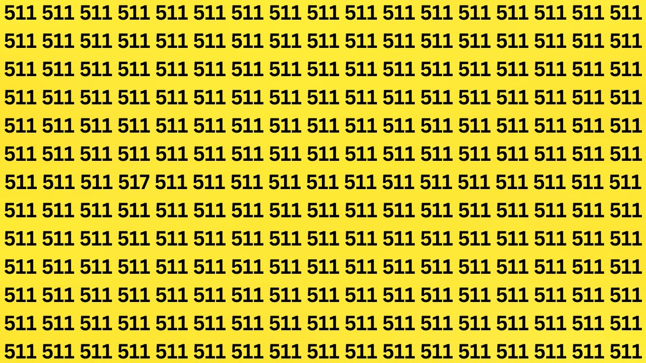 Optical Illusion Challenge: Can You Find 517 Before Time Runs Out