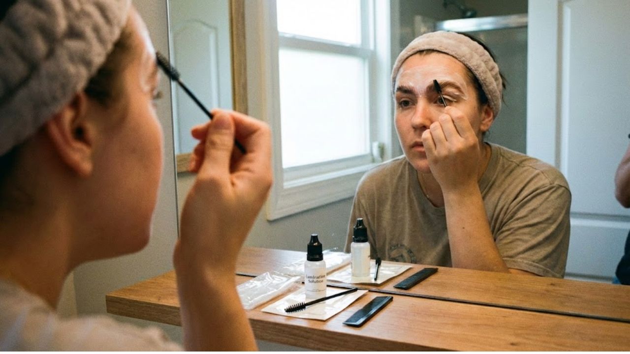 Achieve Fuller Thicker Brows at Home Using Simple Lamination Techniques