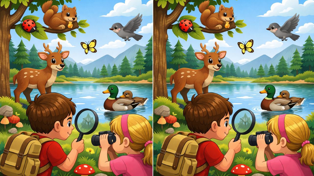 Spot the Difference Challenge: Can You Find 3 Image Changes Within 8 Seconds