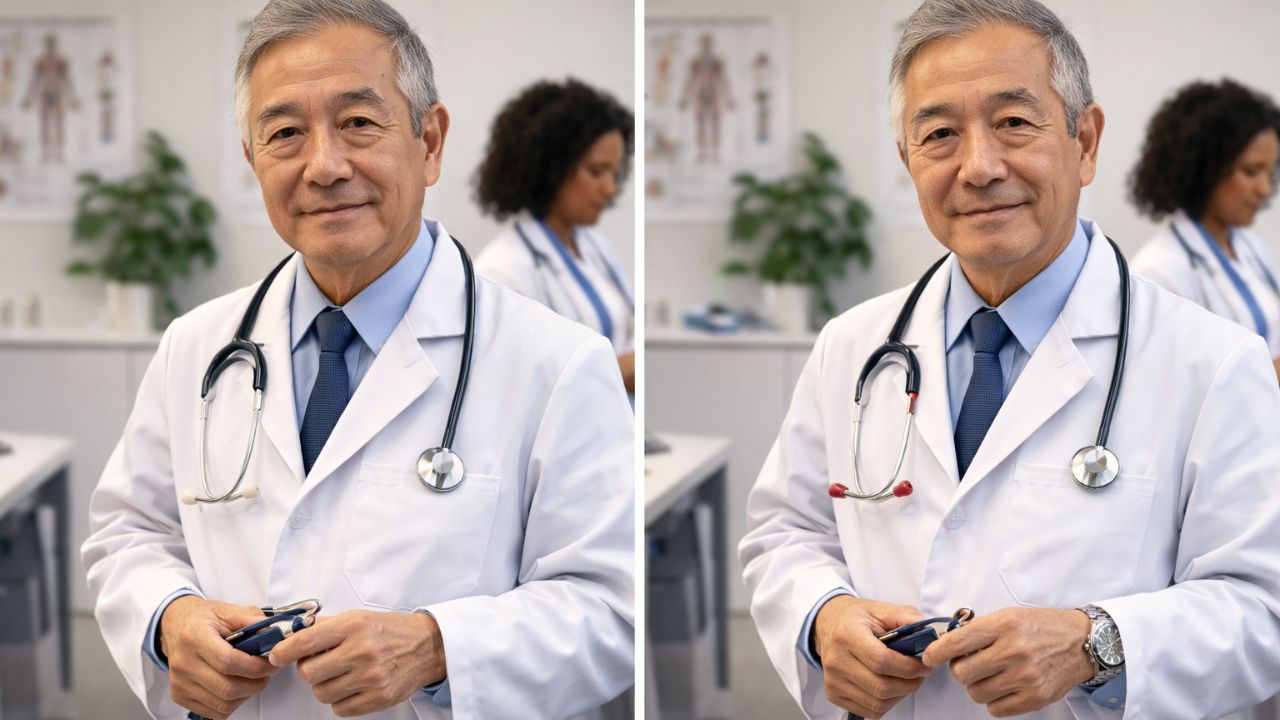 Spot the Difference Challenge: Can You Find 3 Changes Between the Doctor Images in 8 Seconds?