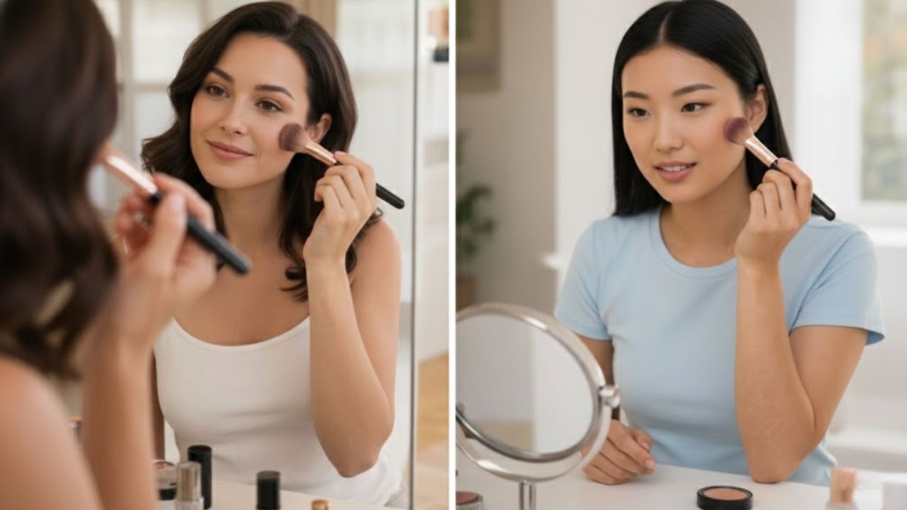 Blush Placement Adjustment Subtly Reshapes Facial Balance and Enhances Features After 30