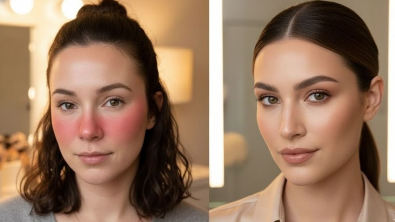 Facial Balance Tip Reveals How Incorrect Blush Placement Near the Nose Disrupts Face Harmony