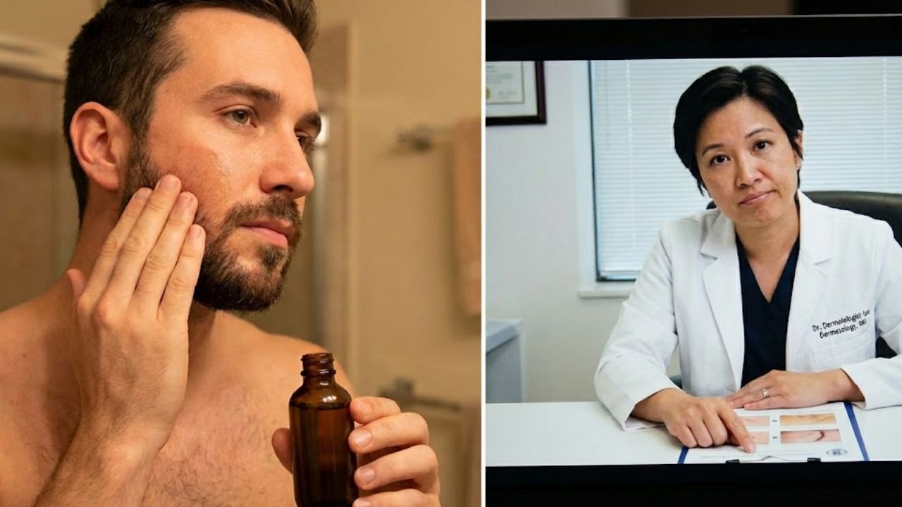 Men Using Garlic Oil Massage for Patchy Beard Growth — Dermatologist Reaction
