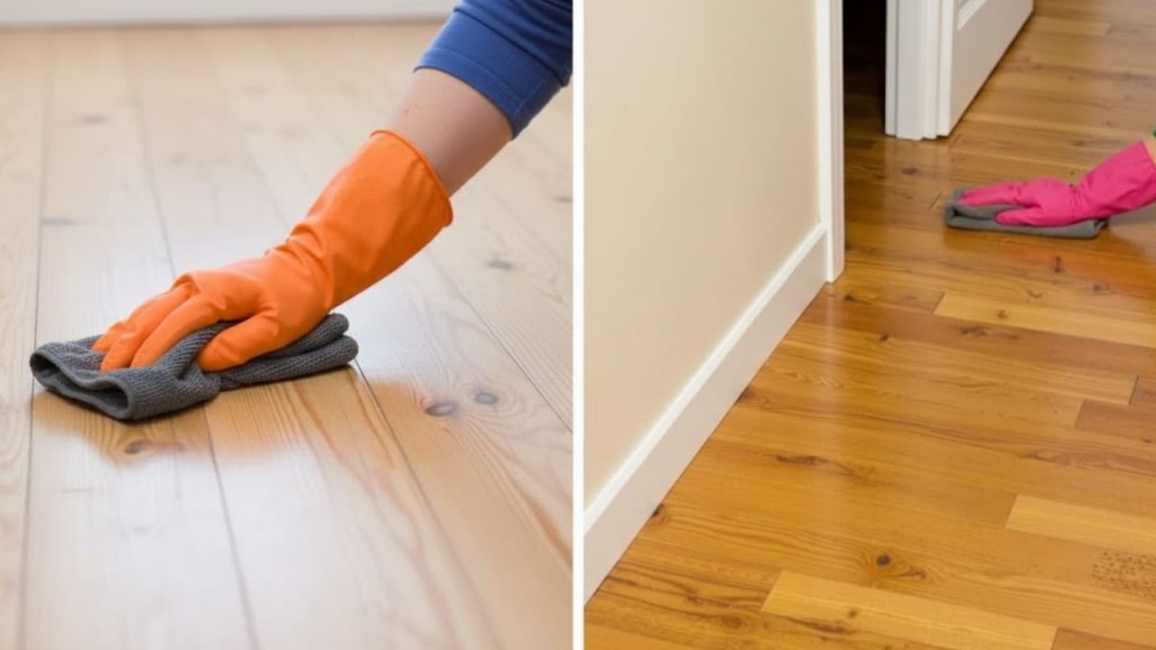 How to make hardwood floors shine brilliantly using one unexpected pantry item that homeowners swear by