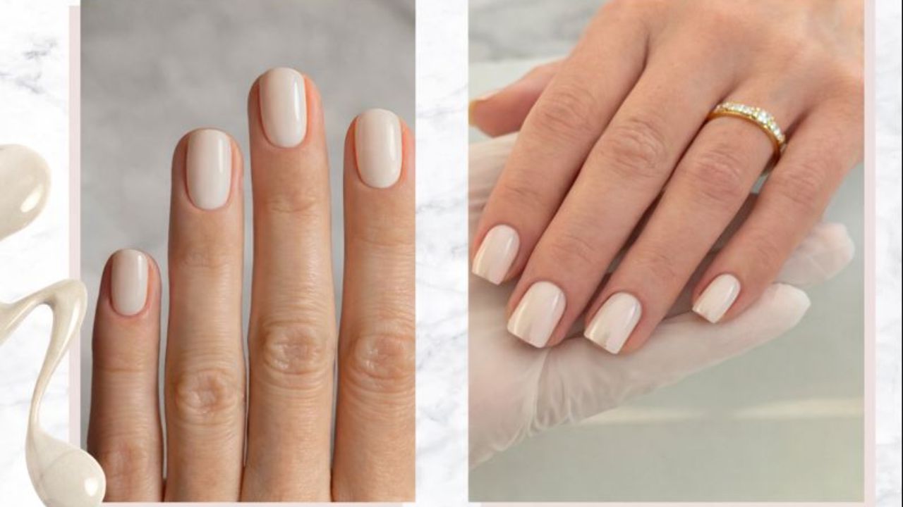 Move Over Milk Iced Vanilla Nails Are the Cool Creamy Manicure Trend Taking Over This Year