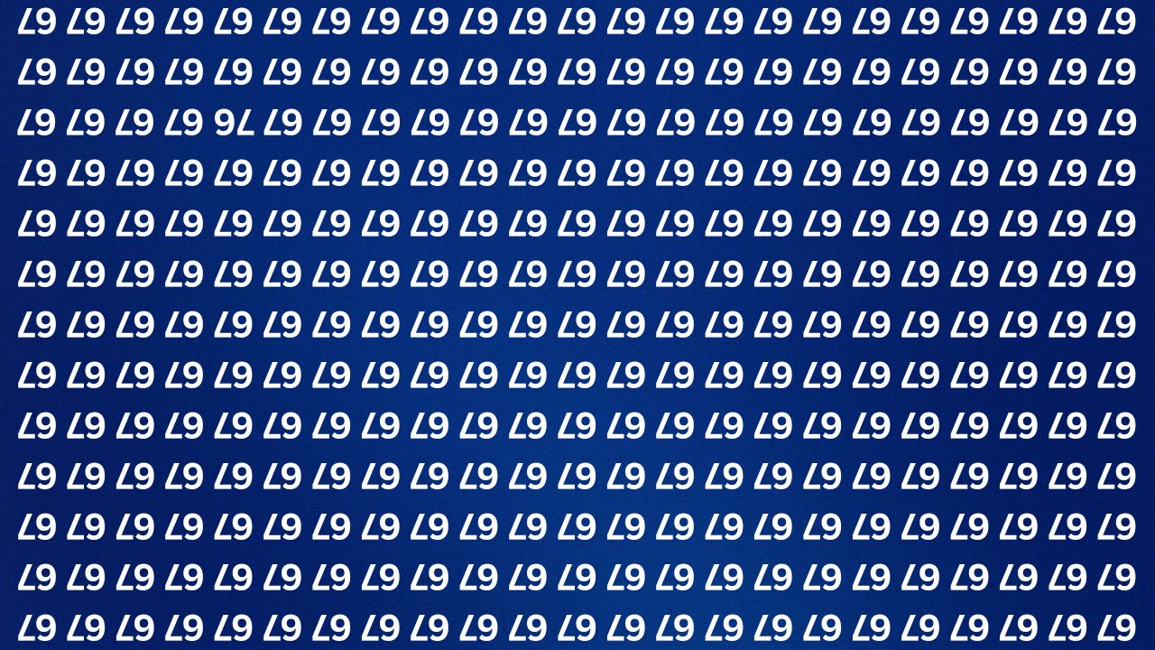 Optical Illusion Challenge: Can You Find the Inverted 76 Among Inverted 67s in 7 Seconds