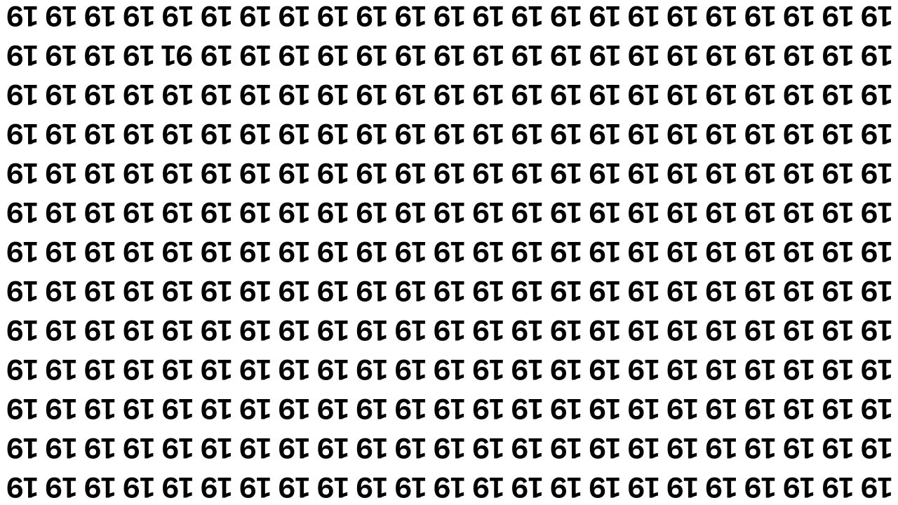 Optical Illusion Challenge: Spot the Inverted 91 Among Inverted 19s in 9 Seconds