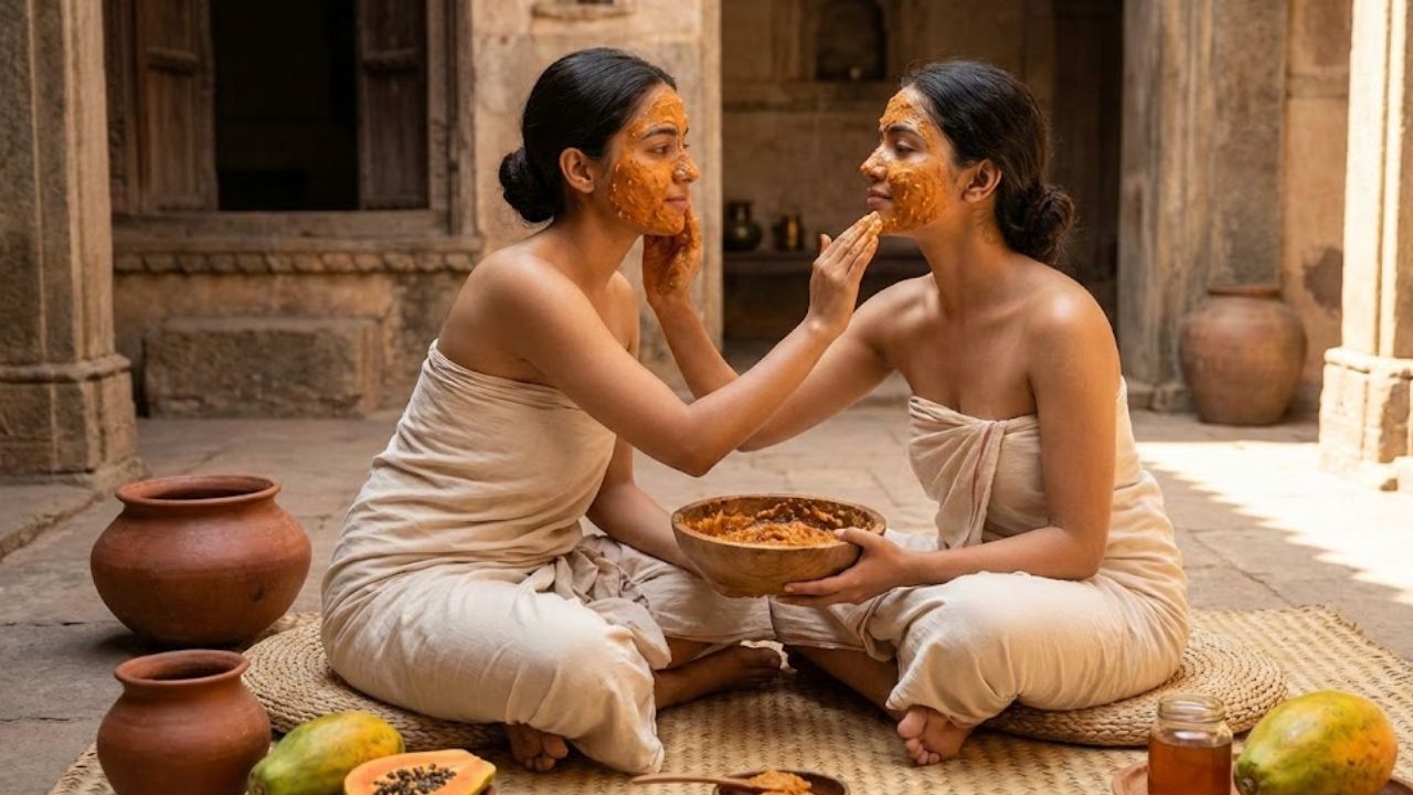 Girls Use Papaya and Honey Face Pack for Spotless Skin — Ancient Beauty Formula