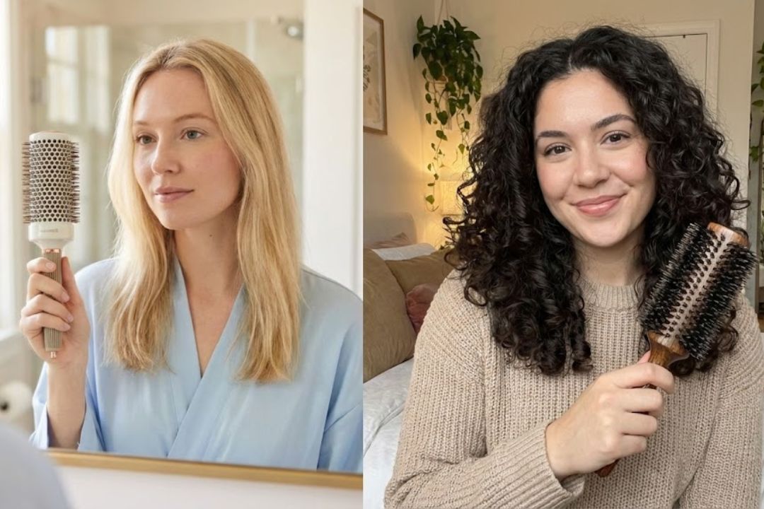 The Nine Best Round Brushes for Every Hair Type From Fine Volume-Starved Hair to Thick Curls