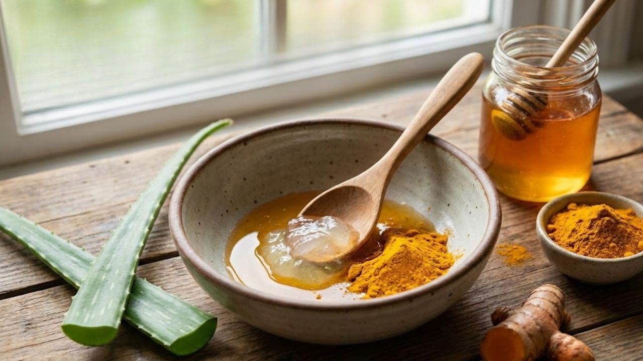 Why Mixing Aloe Vera, Honey, and Turmeric Is Called the Ultimate Home Beauty Remedy
