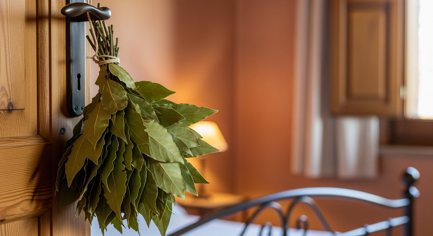 Hanging bay leaves on the bedroom door : why it’s recommended